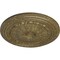 Ekena Millwork Alexa Ceiling Medallion (Fits Canopies up to 2 7/8"), 20 1/2"OD x 1 7/8"P, Mississippi Mud Crackle CM20ALMMC - alternate 2